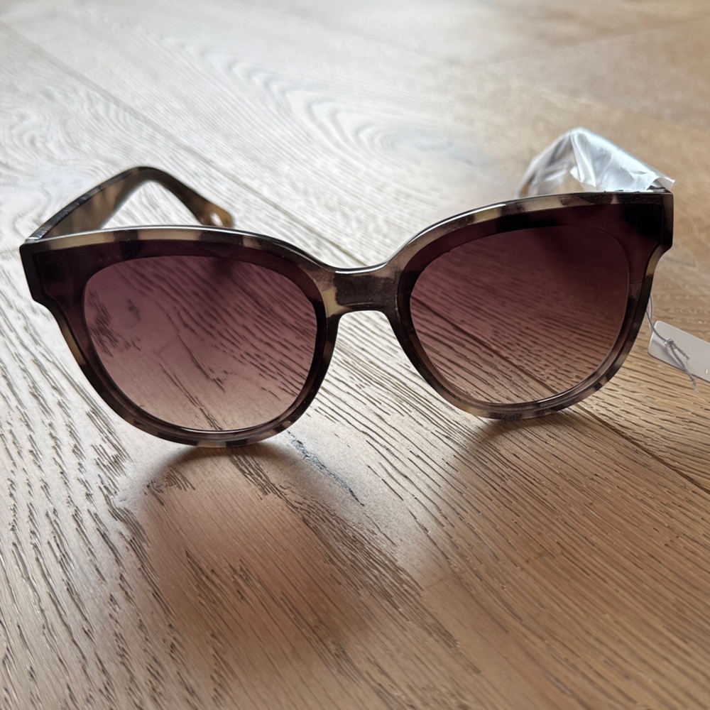 Lele Sadoughi Tortoise Shell Sunglasses